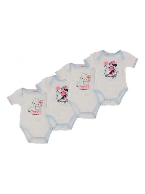 Body Neonato Pack de 4 DISNEY MINNIE - Kiabi