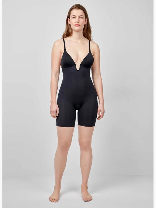 Body pantalón moldeador multiposición, sin aro, de microfibra - Kiabi Body pantalón moldeador multiposición, sin aro, de microfibra - Kiabi