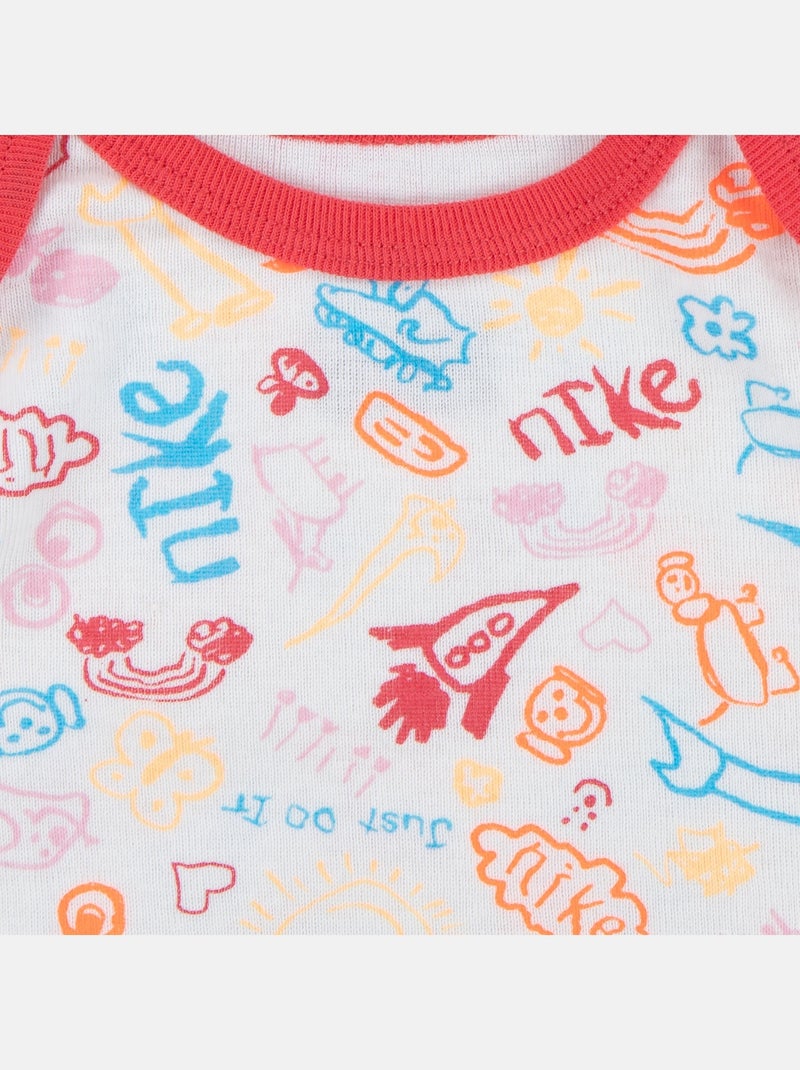 Body para ponerse - Nike Blanco - Kiabi