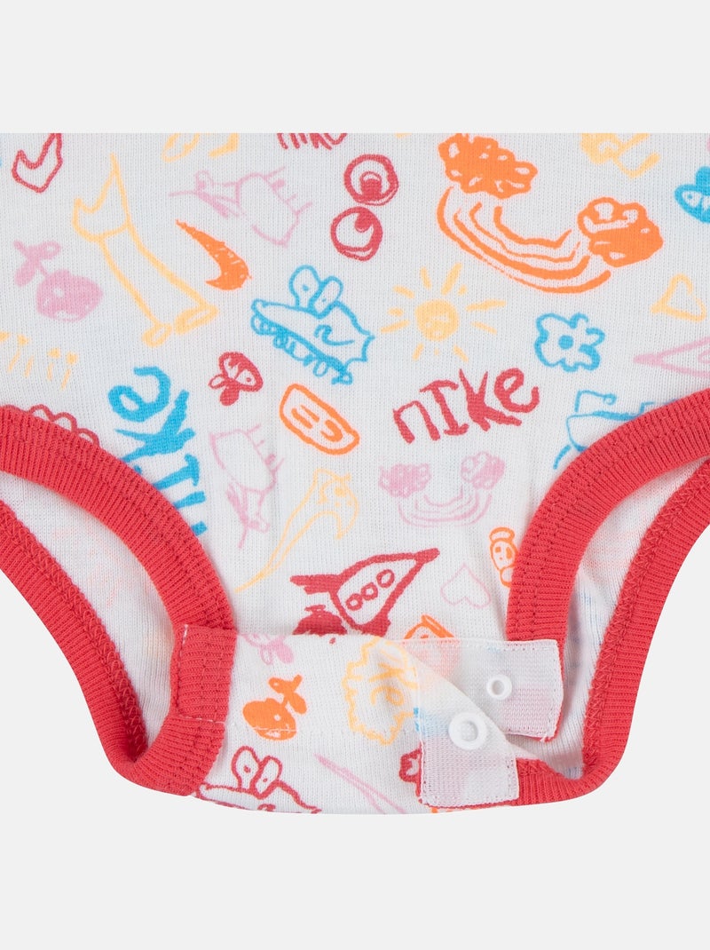 Body para ponerse - Nike Blanco - Kiabi