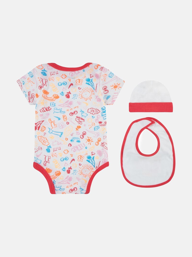 Body para ponerse - Nike Blanco - Kiabi