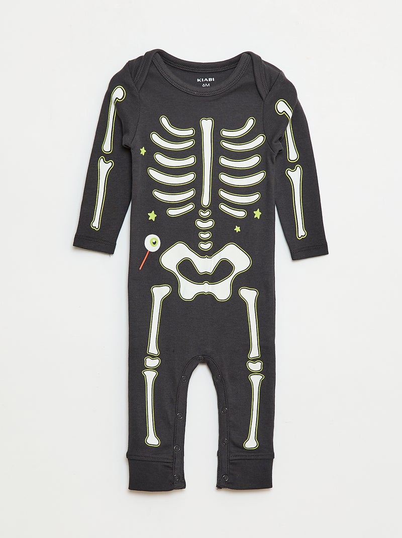 Body pijama 'Halloween' Negro - Kiabi