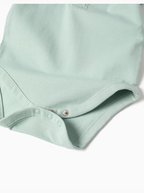 Body polo de algodón a rayas - Kiabi Body polo de algodón a rayas - Kiabi