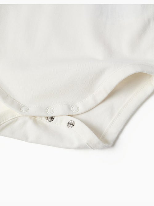 Body polo de algodón con cuello a contraste - Kiabi Body polo de algodón con cuello a contraste - Kiabi