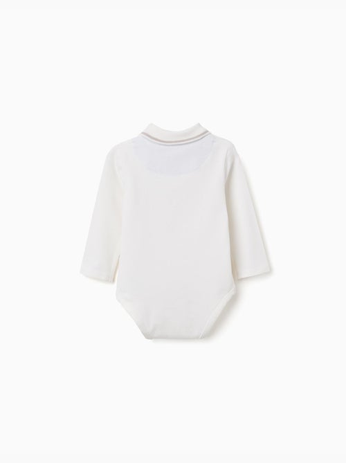 Body-polo de manga larga a rayas - Kiabi