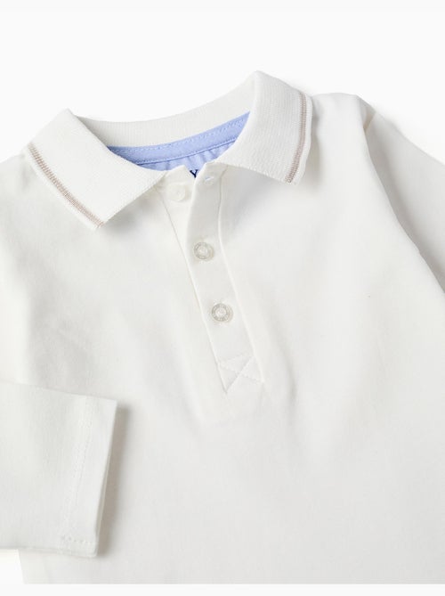 Body-polo de manga larga a rayas - Kiabi