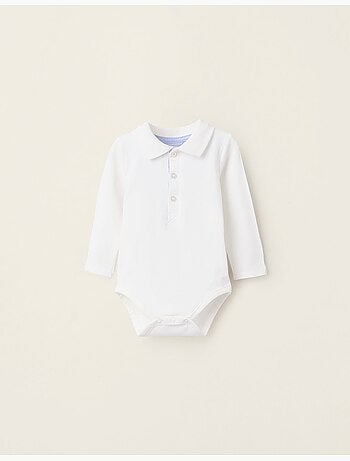 Body-polo de manga larga