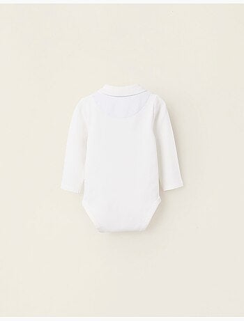 Body-polo de manga larga