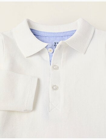 Body-polo de manga larga