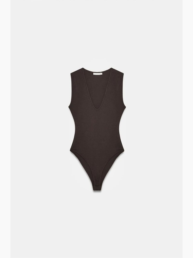 Body sin mangas escote u ajustado dilvin Negro - Kiabi
