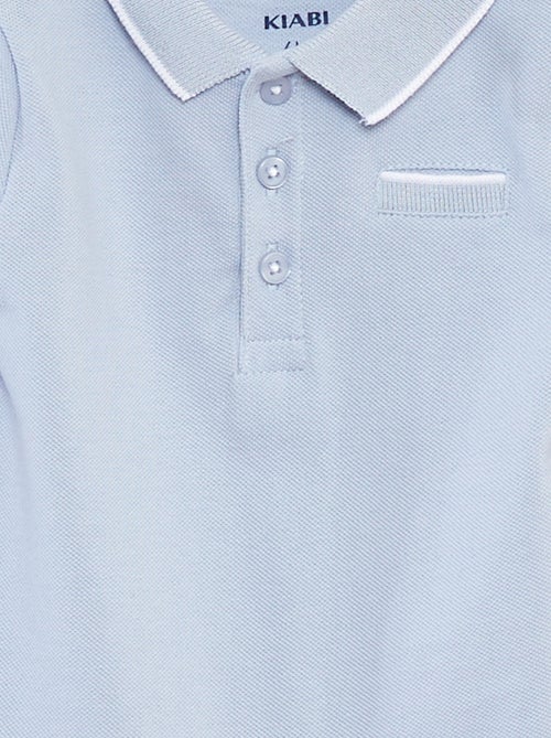 Body tipo polo de manga larga - Kiabi