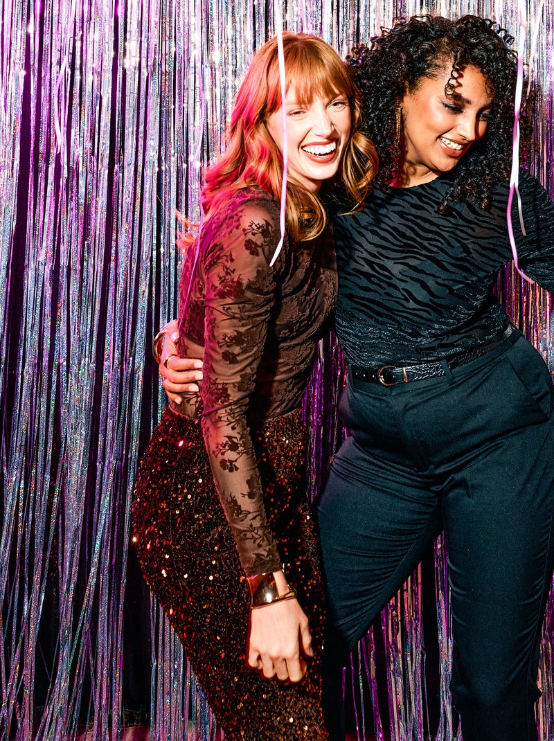 Body transparente con flores de terciopelo Marron - Kiabi