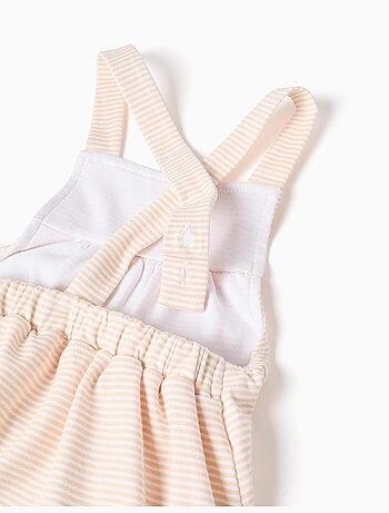 Body + vestido pichi a rayas