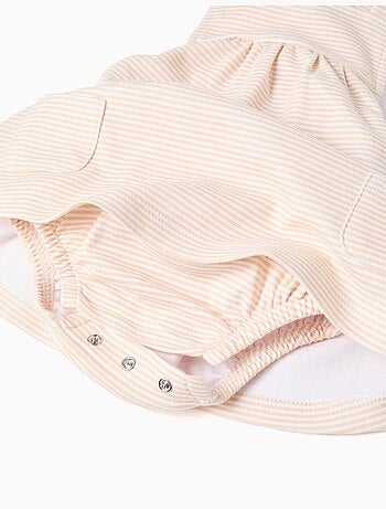 Body + vestido pichi a rayas