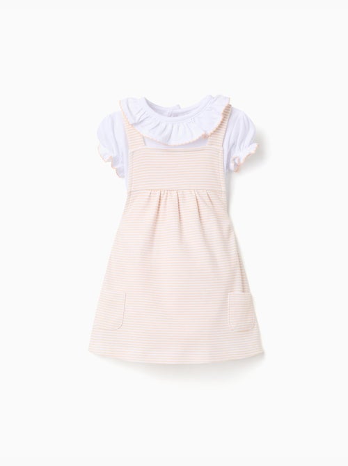 Body + vestido pichi a rayas - Kiabi