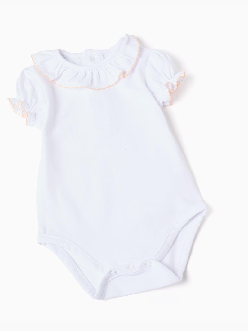 Body + vestido pichi a rayas Blanco - Kiabi