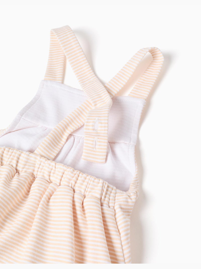 Body + vestido pichi a rayas Blanco - Kiabi