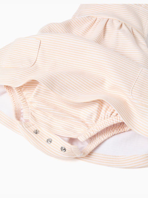 Body + vestido pichi a rayas - Kiabi
