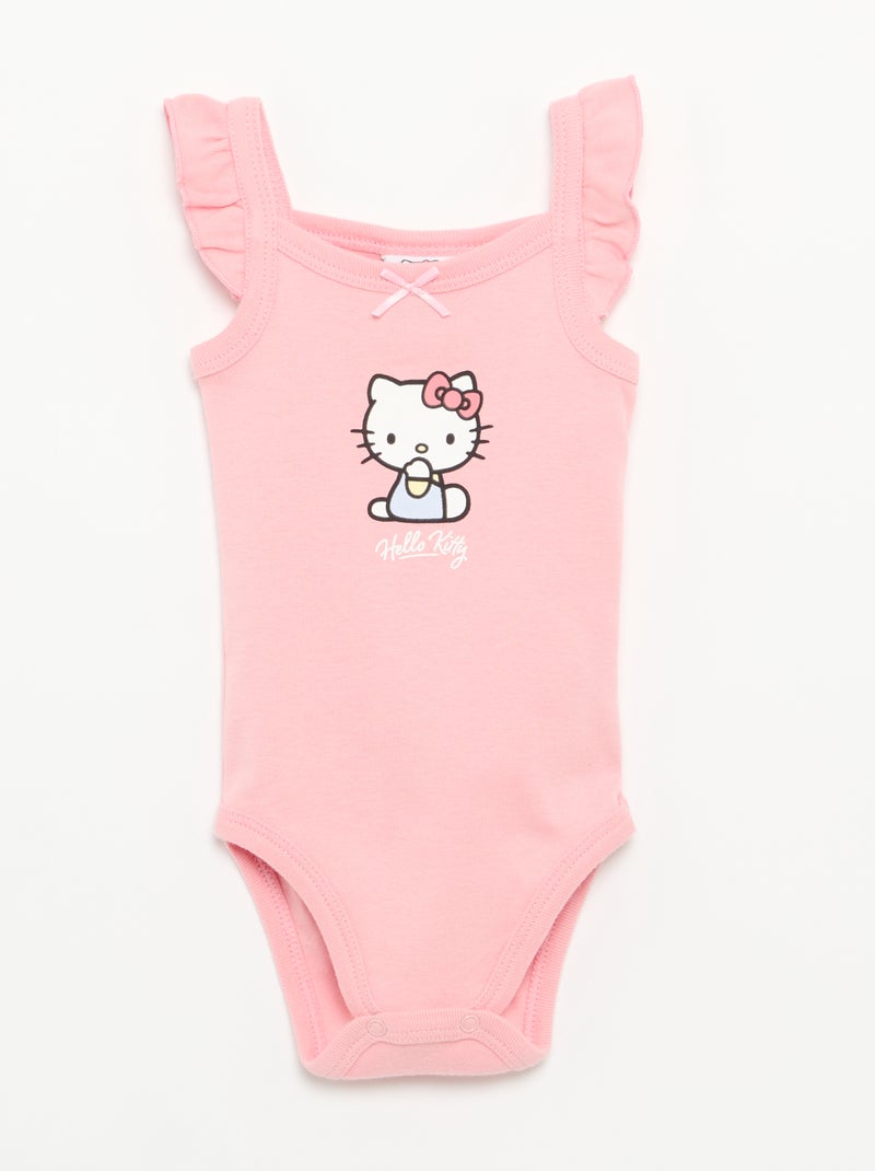 Bodys de algodón 'Hello Kitty' Rosa - Kiabi