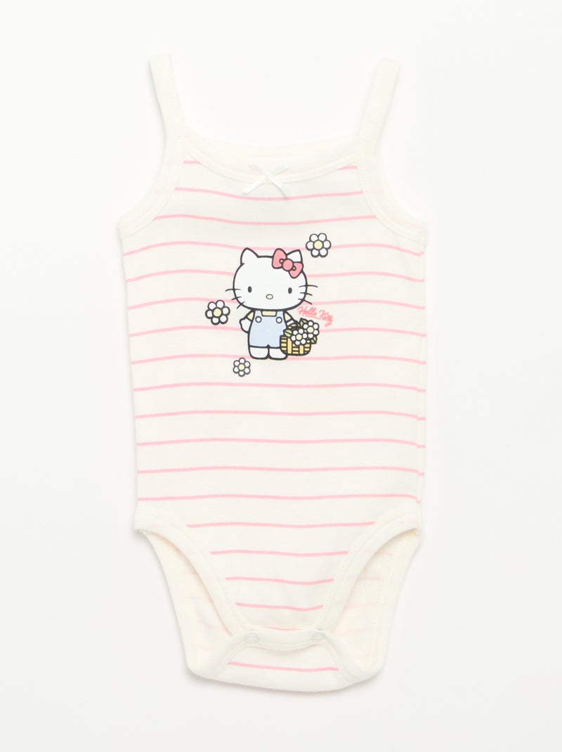 Bodys de algodón 'Hello Kitty' Rosa - Kiabi