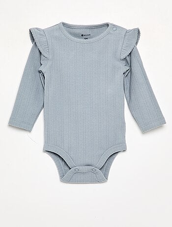 Bodys estampados con cuello volante