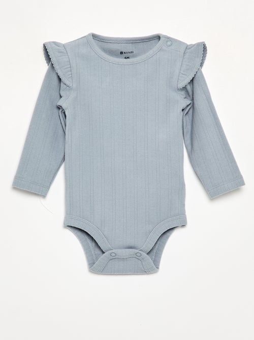 Bodys estampados con cuello volante - Kiabi