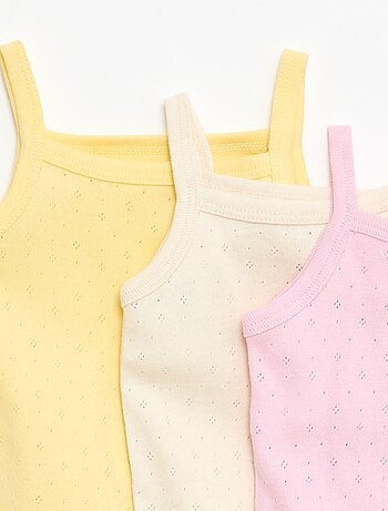 Bodys evolutivos de tirantes - pack de 3