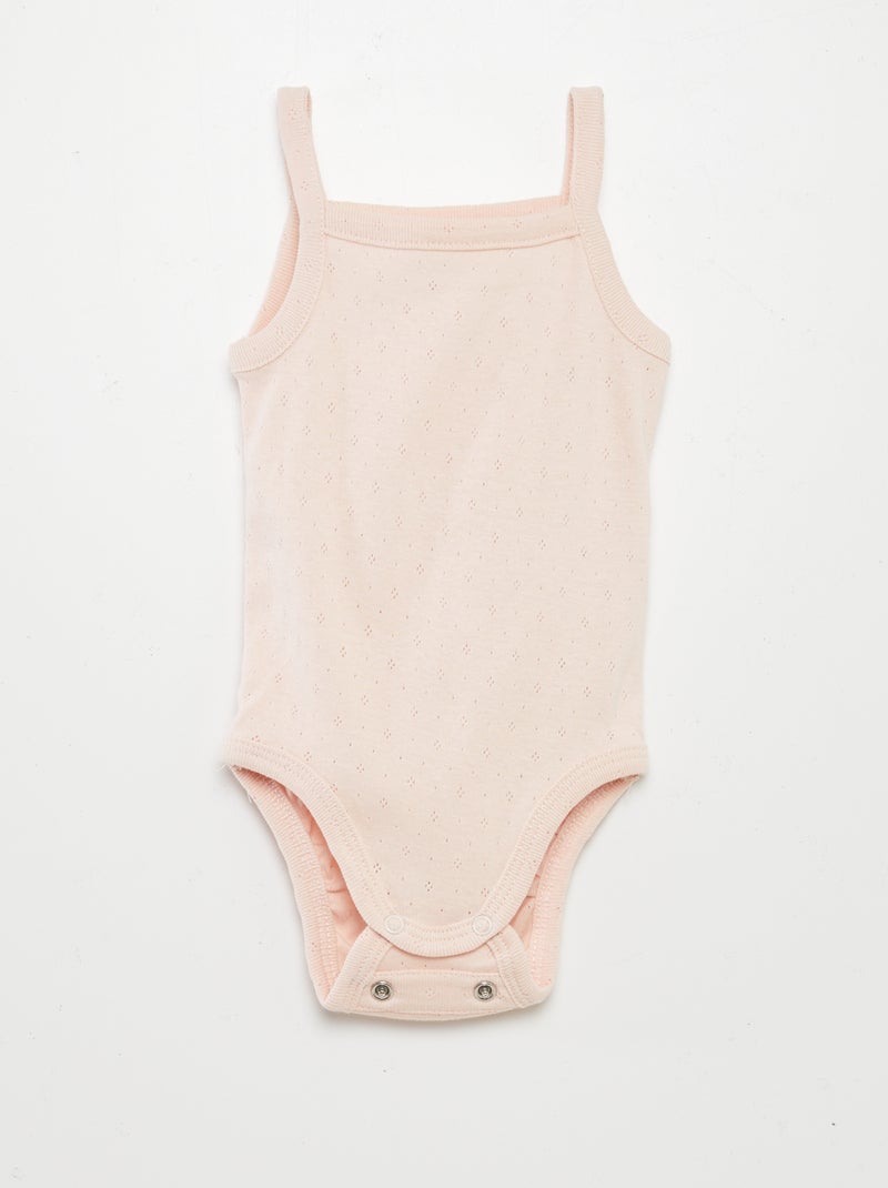 Bodys evolutivos de tirantes - pack de 3 ROSA - Kiabi