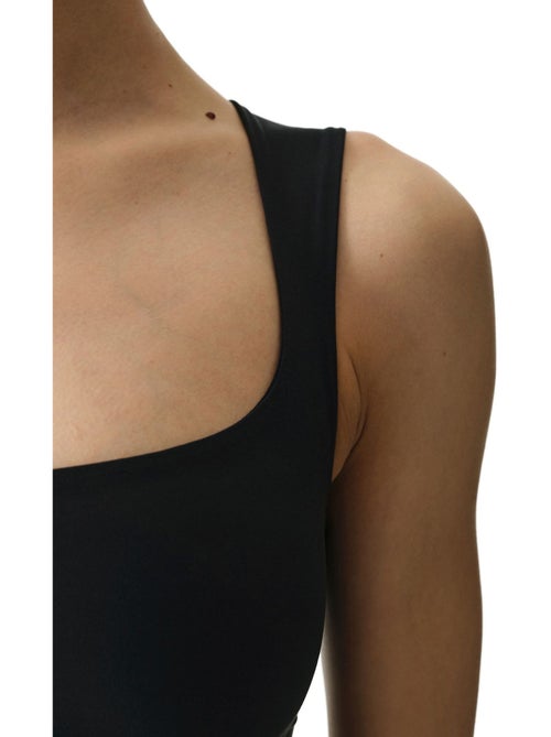 Bodysuit con cuello en u y textura suave penti - Kiabi Bodysuit con cuello en u y textura suave penti - Kiabi