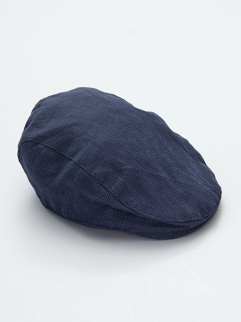 Boina de algodón puro azul - Kiabi