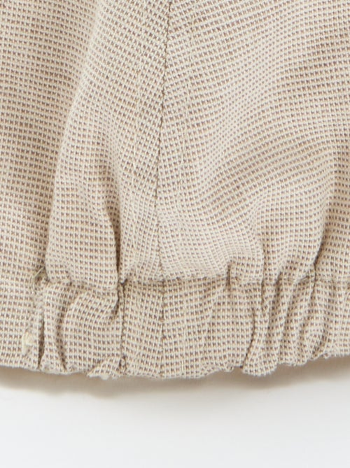 Boina de algodón y lino - Kiabi