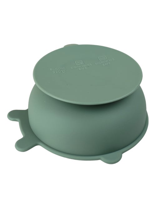 Bol con succión de silicona Thermobaby motivo cactus verde sin BPA - Kiabi