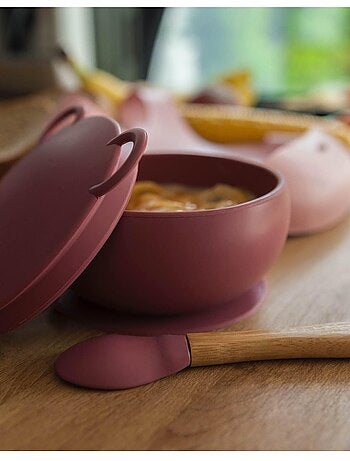 Bol de silicona para bebé con ventosa | Minikoioi