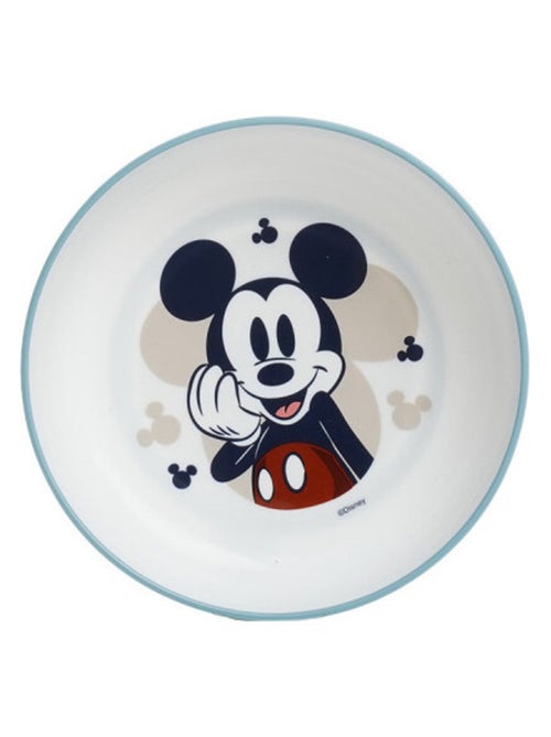 Bol microondas antideslizante sin BPA Thermobaby Disney Baby Mickey 14 cm - Kiabi
