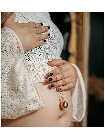 Bola de embarazo, collar pure elegance | Bola