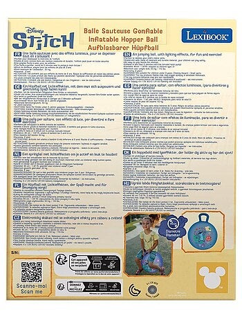 Bola inflable electrónica Stitch 18' / 45cm