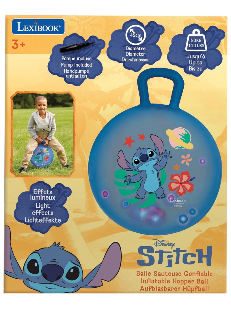 Bola inflable electrónica Stitch 18' / 45cm Azul - Kiabi