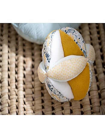 Bola sensorial de terciopelo verde - SAUTHON