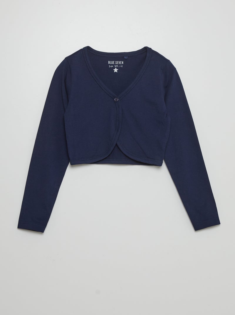Bolero con botones AZUL - Kiabi