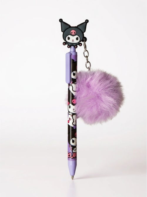 Bolígrafo con pompón y figurita kuromi sanrio - Kiabi