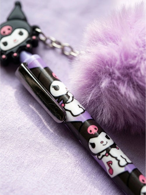 Bolígrafo con pompón y figurita kuromi sanrio - Kiabi