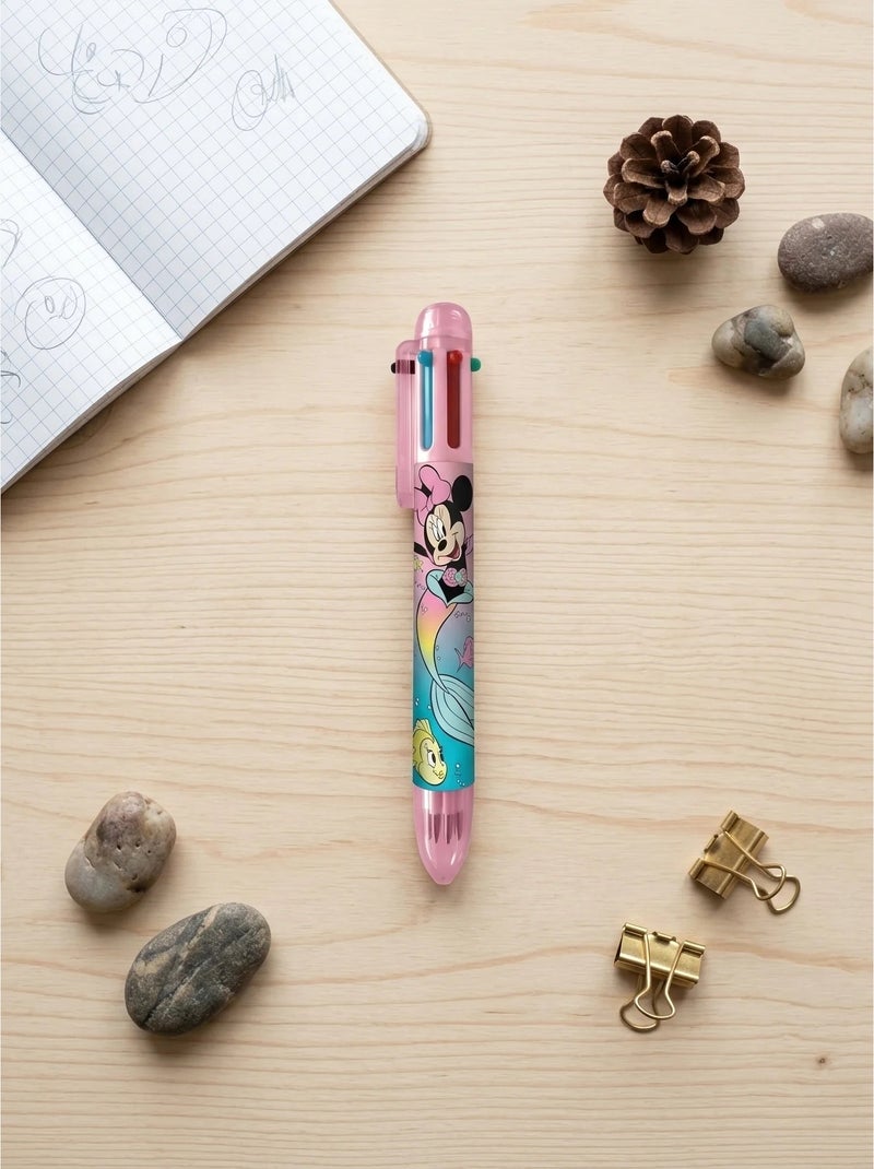 Bolígrafo retráctil 6 colores punta fina minnie mouse disney Multicolor - Kiabi