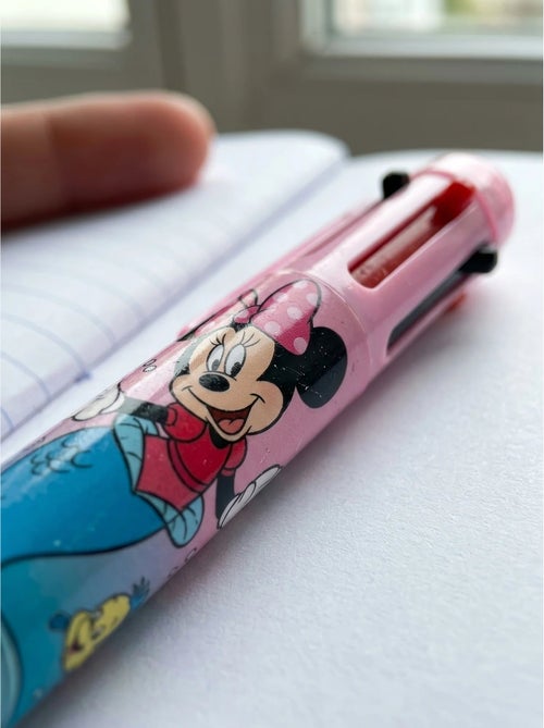 Bolígrafo retráctil 6 colores punta fina minnie mouse disney - Kiabi