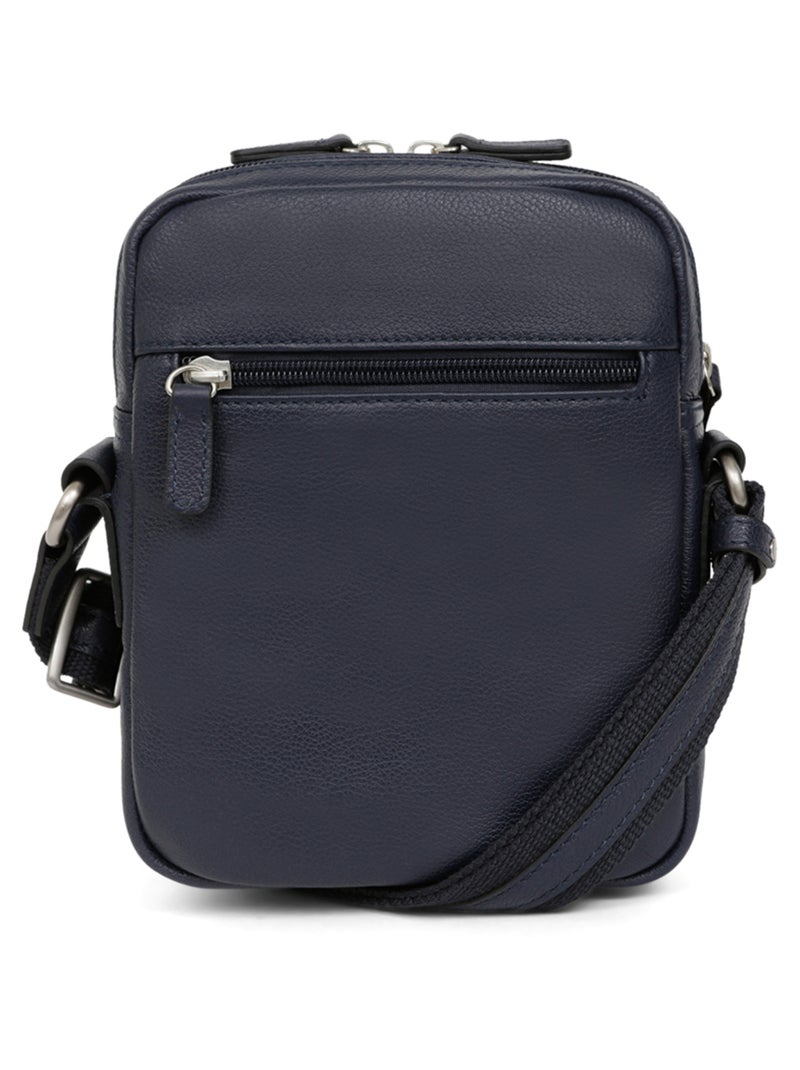 Bolsa - cuero confort hexagona Azul marino - Kiabi