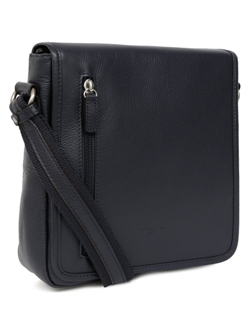 Bolsa - cuero confort hexagona Azul marino - Kiabi