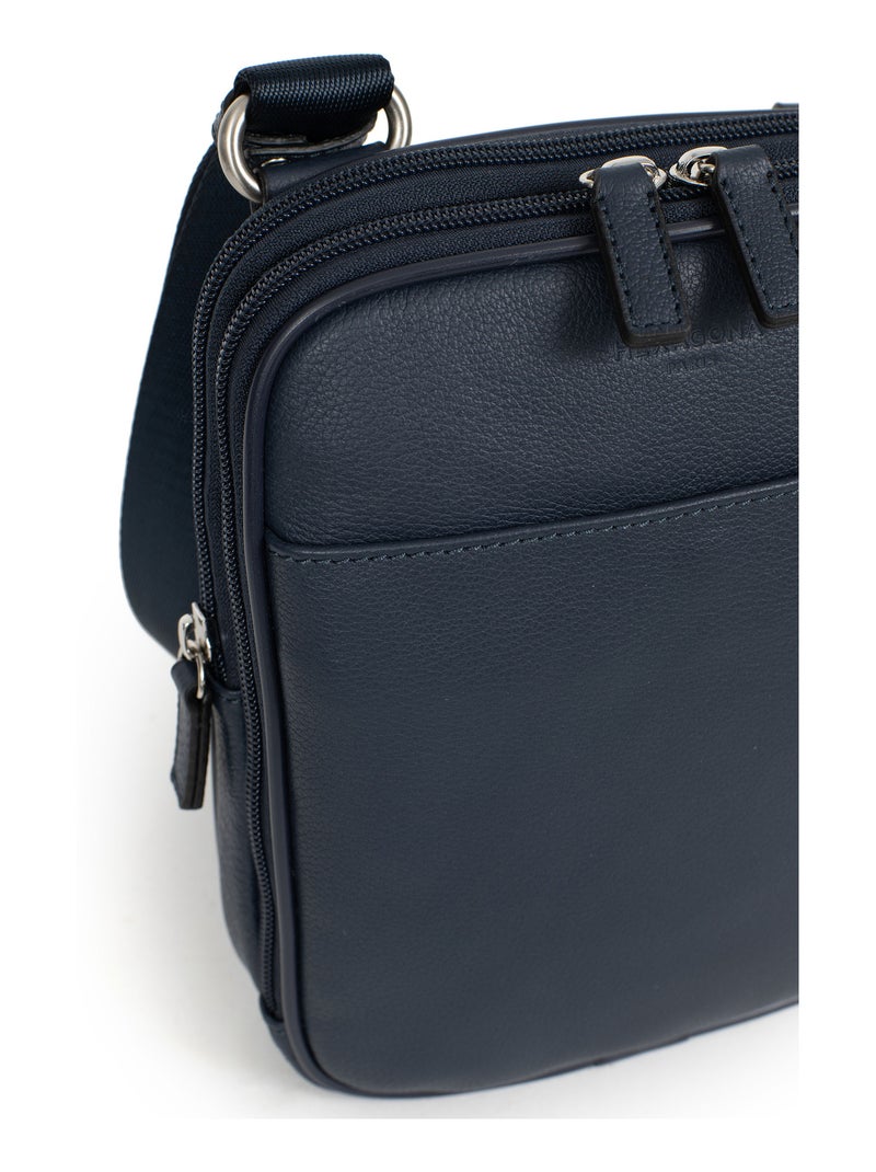 Bolsa - cuero confort hexagona Azul marino - Kiabi
