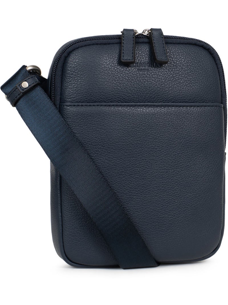 Bolsa - cuero confort hexagona Azul marino - Kiabi