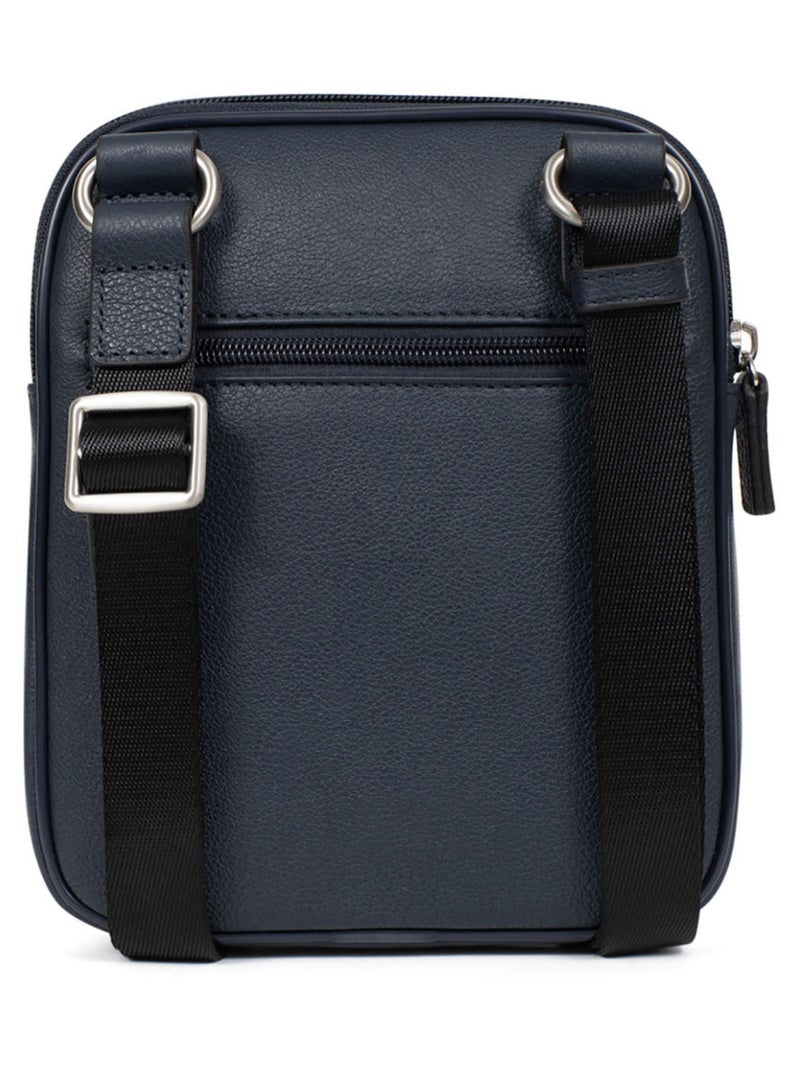 Bolsa - cuero confort hexagona Azul marino - Kiabi
