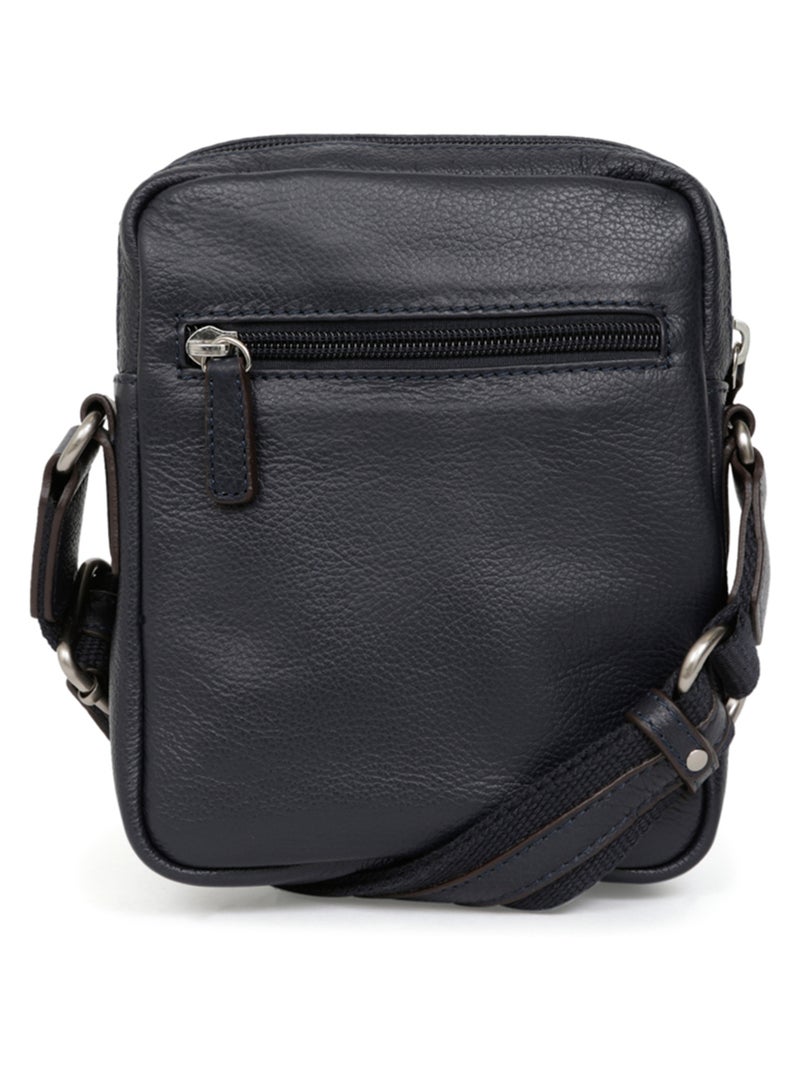 Bolsa - cuero confort hexagona Azul marino - Kiabi
