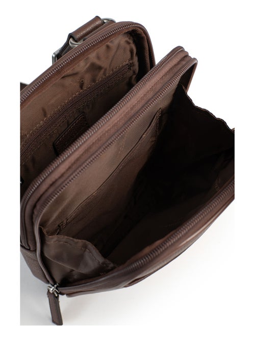 Bolsa - cuero confort hexagona - Kiabi